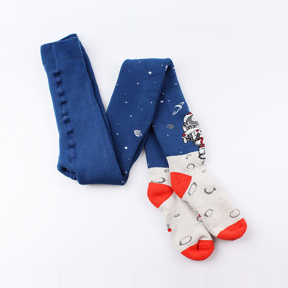 07032296-40 Колготки детские с махрой синие, все фото 1