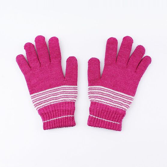 07022133-40 Перчатки детские двухслойные фуксия, все фото 1