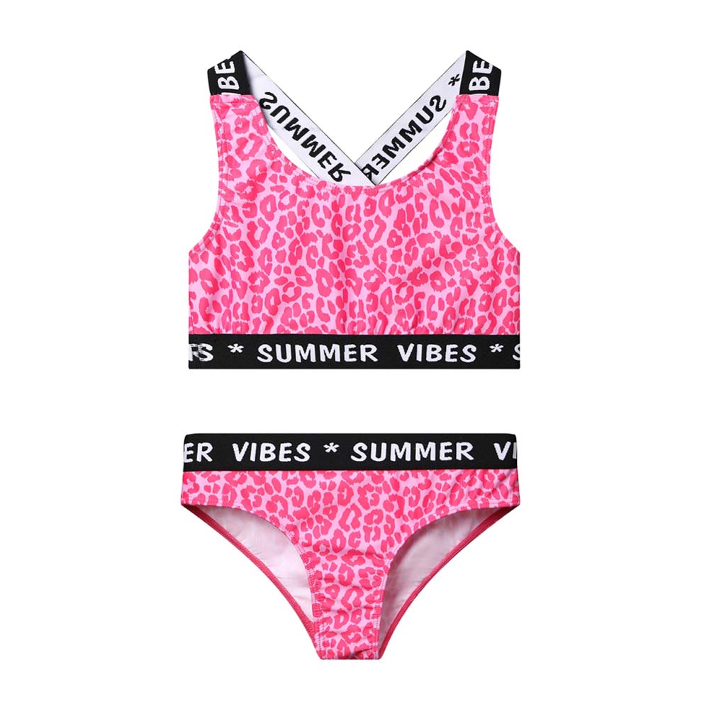 07852081-40 Детский раздельный купальник Леопард, все фото 1