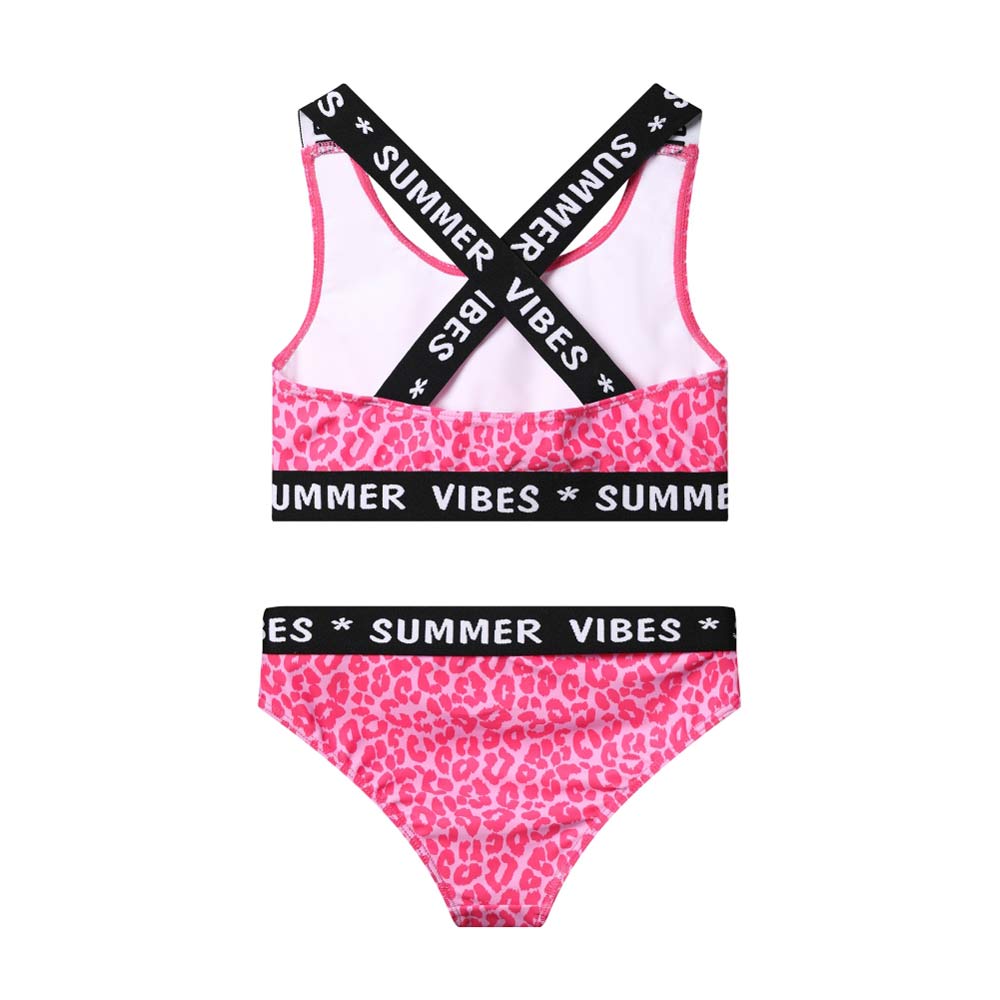 07852081-40 Детский раздельный купальник Леопард, все фото 2