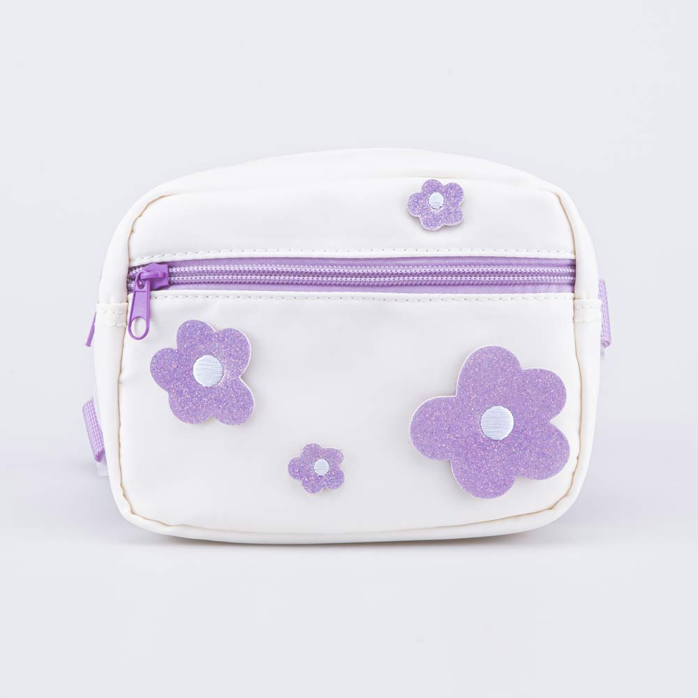 02819007-40 Поясная сумка белый-сиреневый, все фото 1