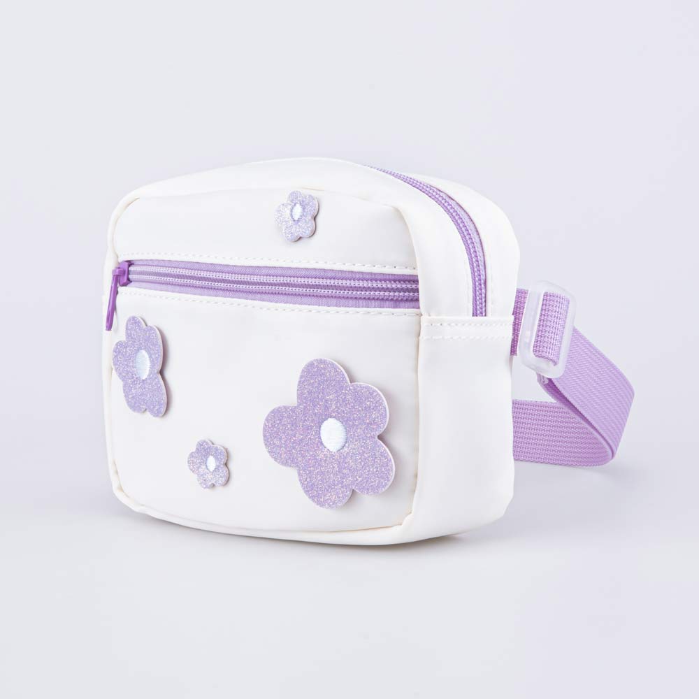 02819007-40 Поясная сумка белый-сиреневый, все фото 2