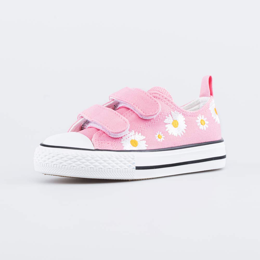 331272-12 Розовые кеды из хлопка с вышивкой, все фото 1