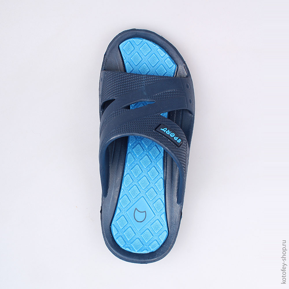 525024-01 Пляжная обувь синяя, все фото 4