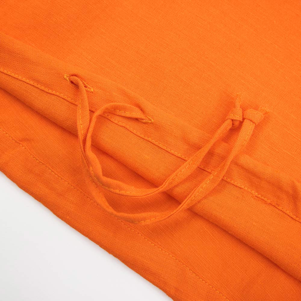 07764077-40 Костюм льняной шорты + футболка оранжевый, все фото 4