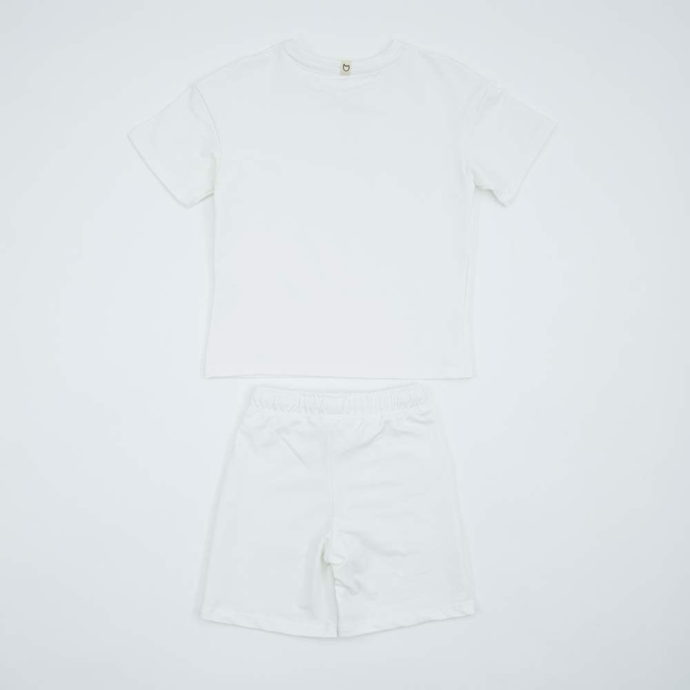 07864074-41 Костюм футболка + шорты молочный, все фото 2