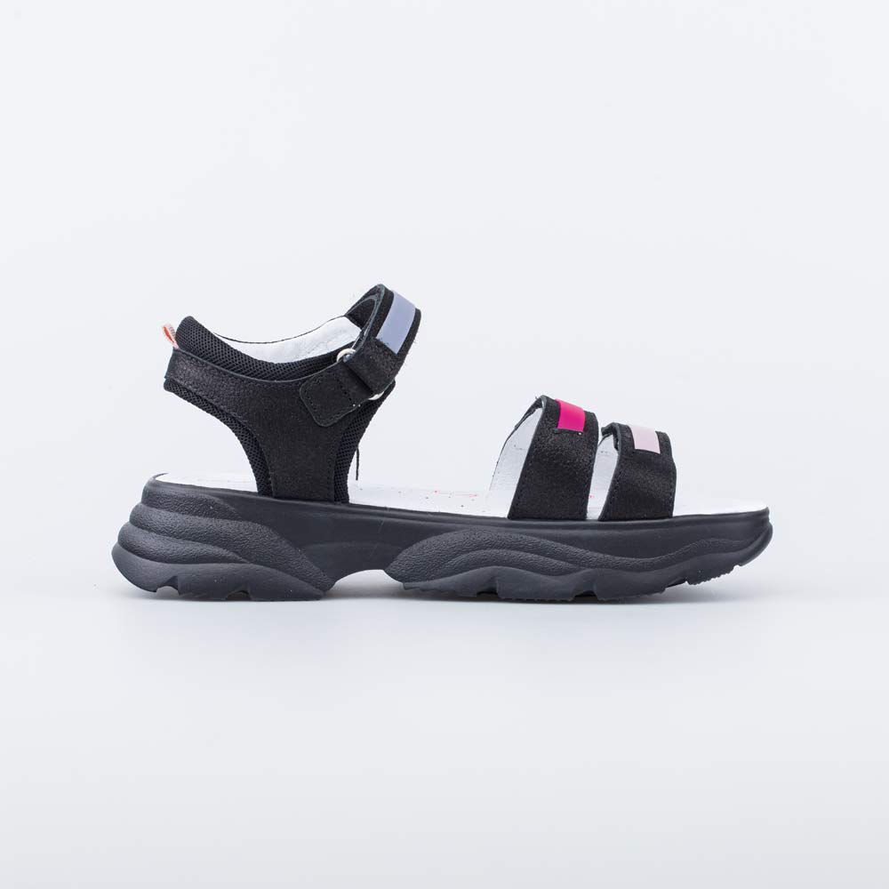 622513-21 Легкие босоножки для девочки из натуральной кожи, все фото 2