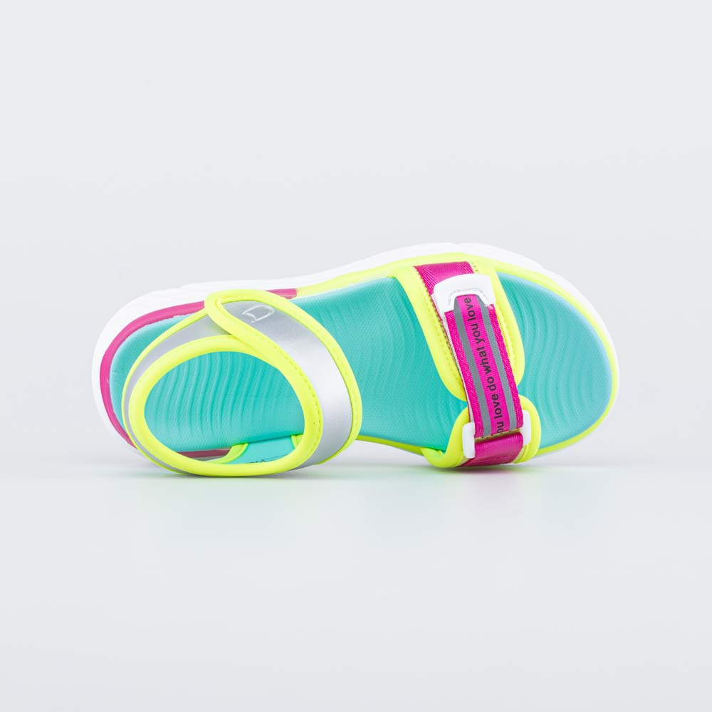 624030-12 Яркие пляжные сандалии для девочки , все фото 4