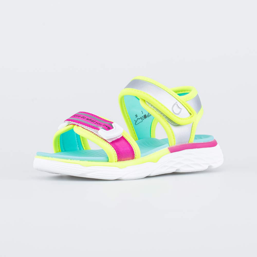 624030-12 Яркие пляжные сандалии для девочки , все фото 1