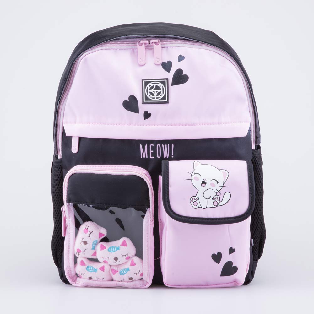 02804391-40 Рюкзак школьный Мягкий котик КК, все фото 1