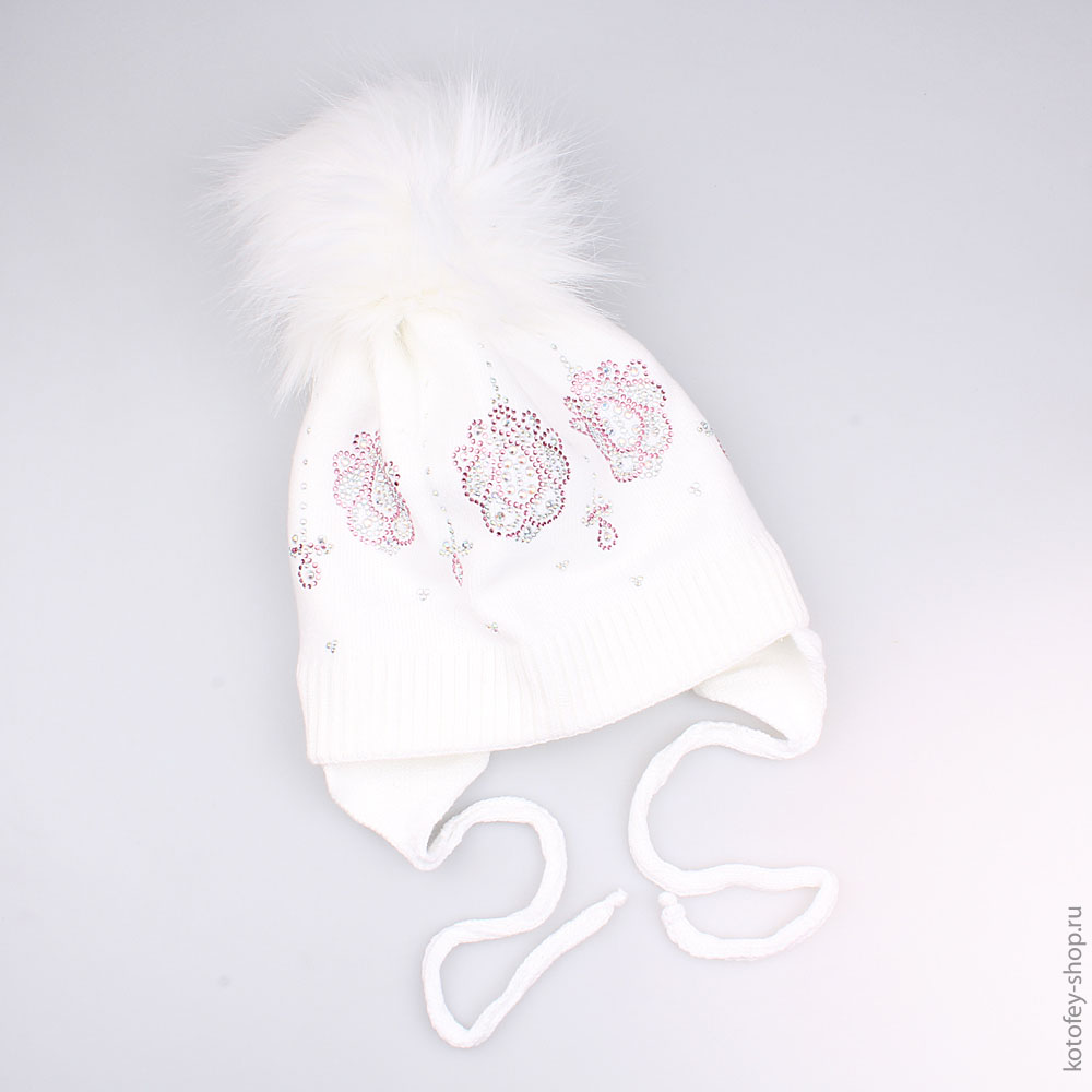 07811075-00 Шапка зимняя белая, все фото 1