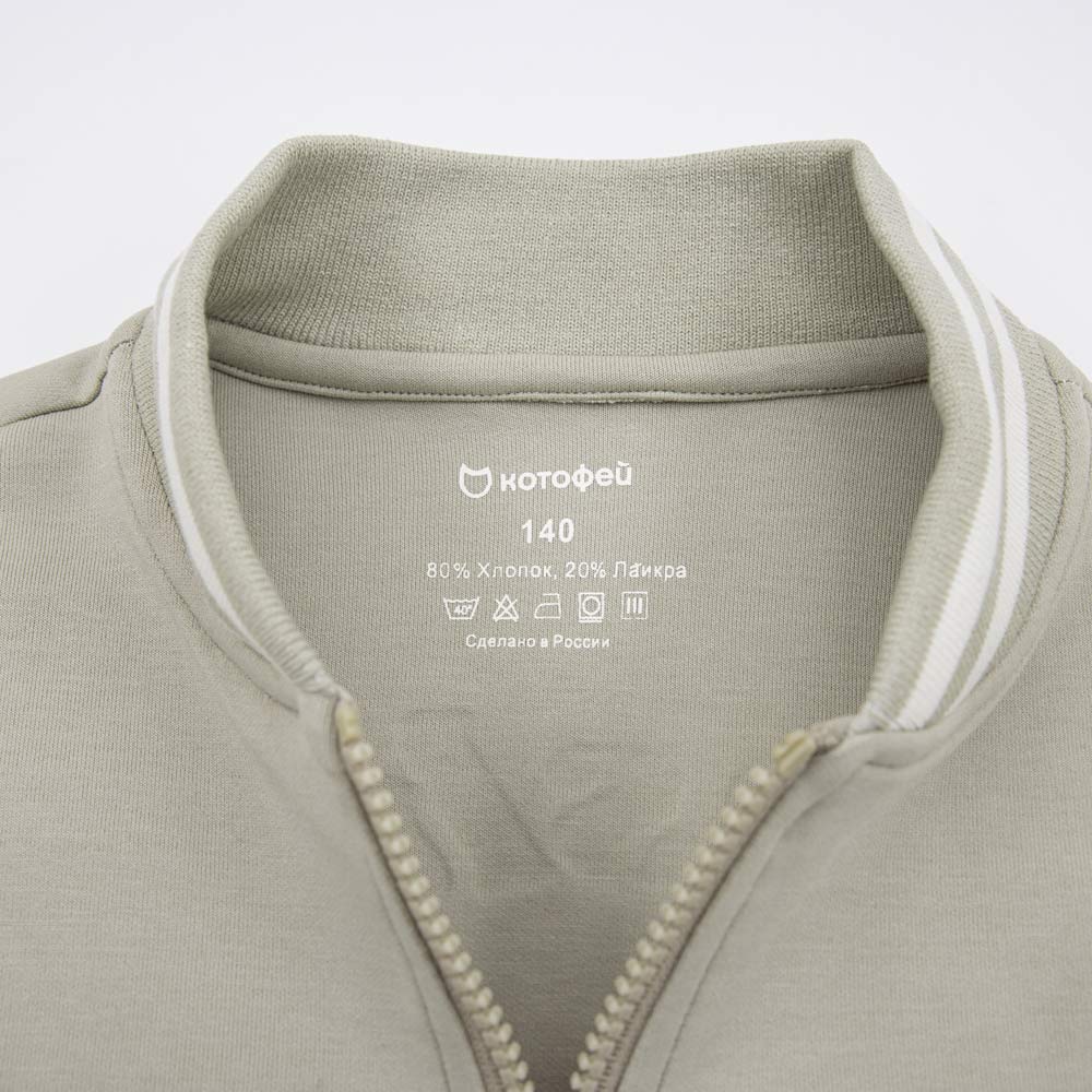 07808001-41 Трикотажная кофта-бомбер для девочки, все фото 3