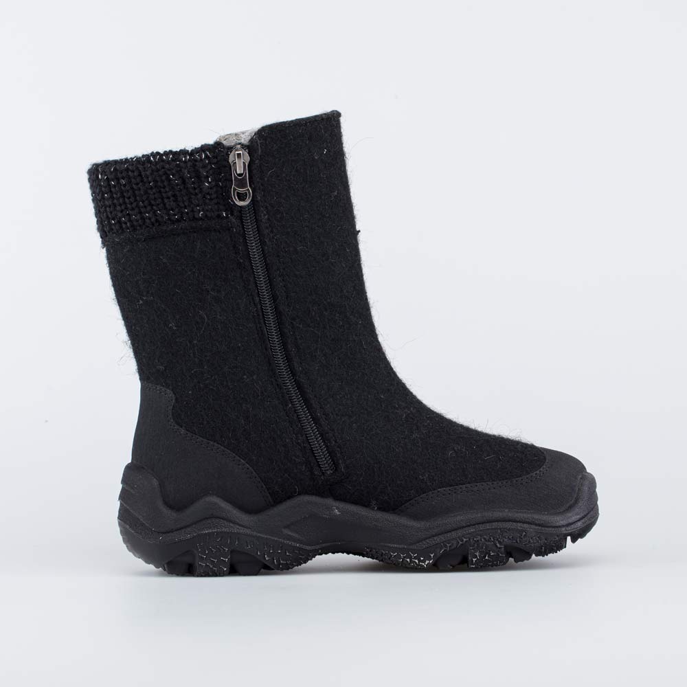 667034-42 Валенки на молнии Звезды черный, все фото 2