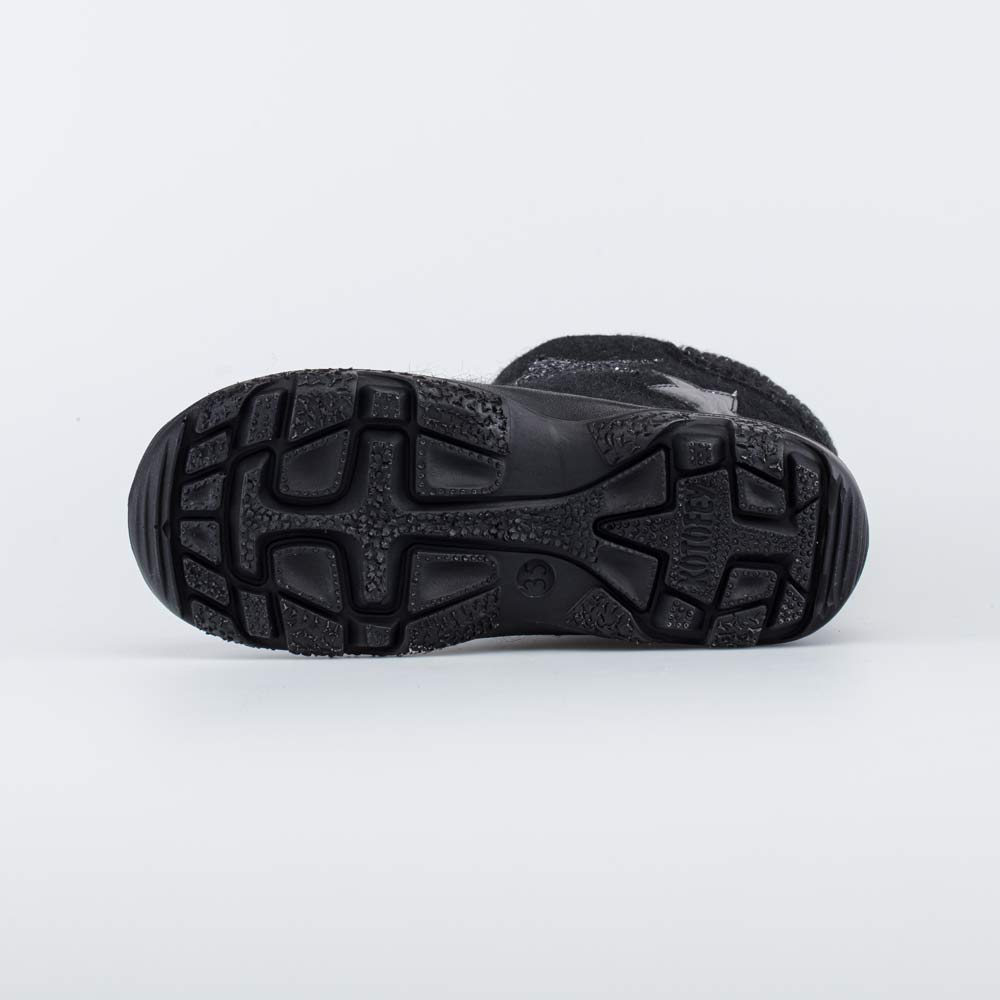 667034-42 Валенки на молнии Звезды черный, все фото 3