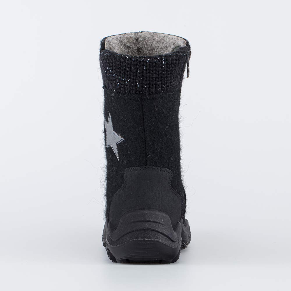 667034-42 Валенки на молнии Звезды черный, все фото 5