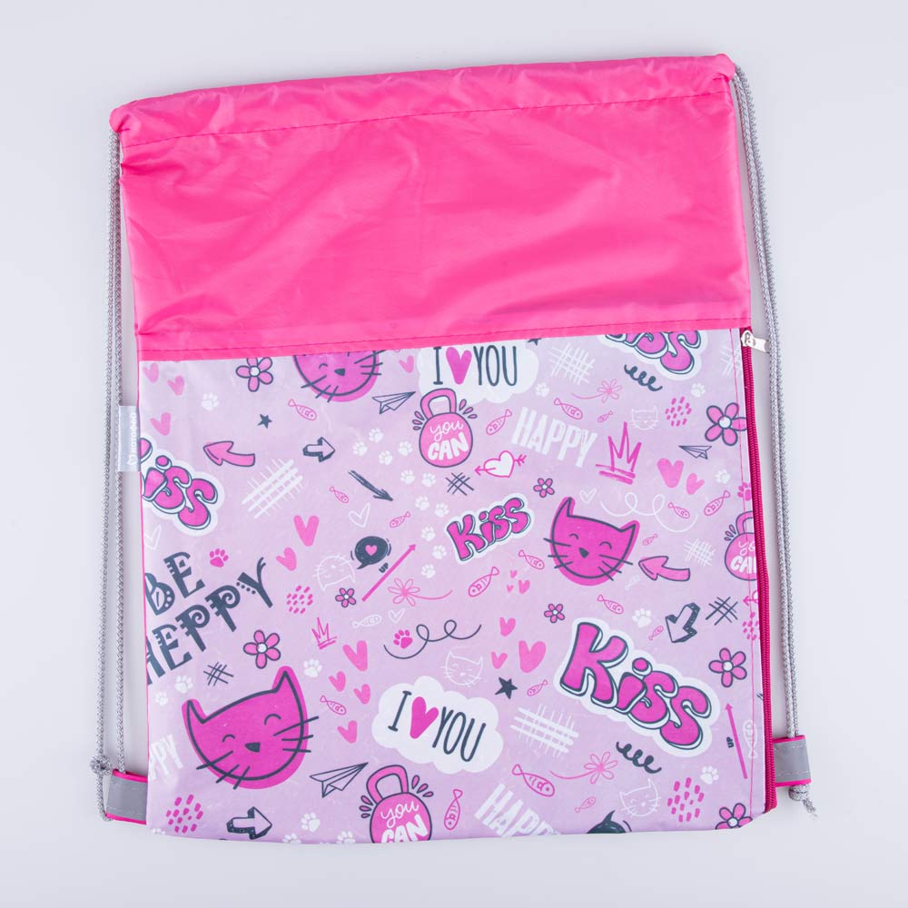 02808140-20 Мешок для сменной обуви розовый, все фото 1