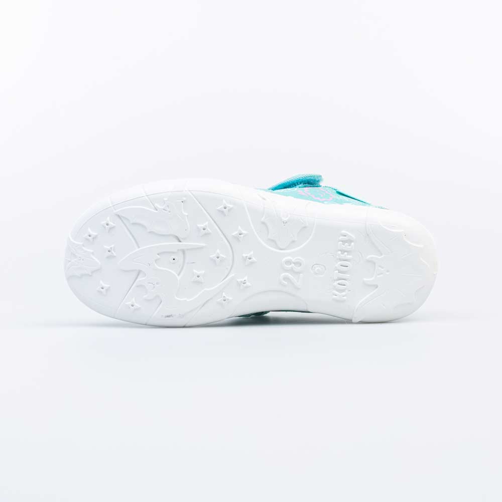 421086-12 Босоножки текстильные для девочки, все фото 3