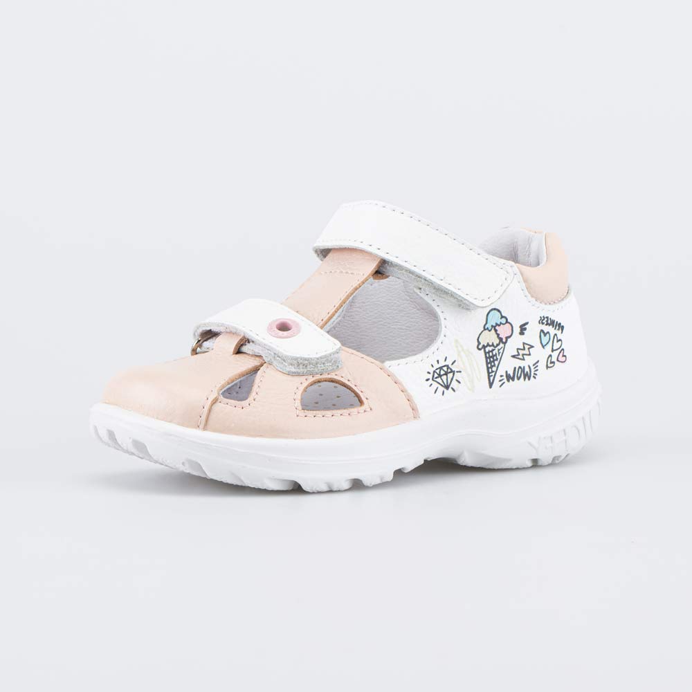 322120-26 Кожаные сандалии Пломбир, все фото 1