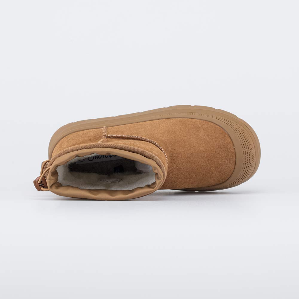 762245-41 Укороченные бежевые сапожки на зиму , все фото 4