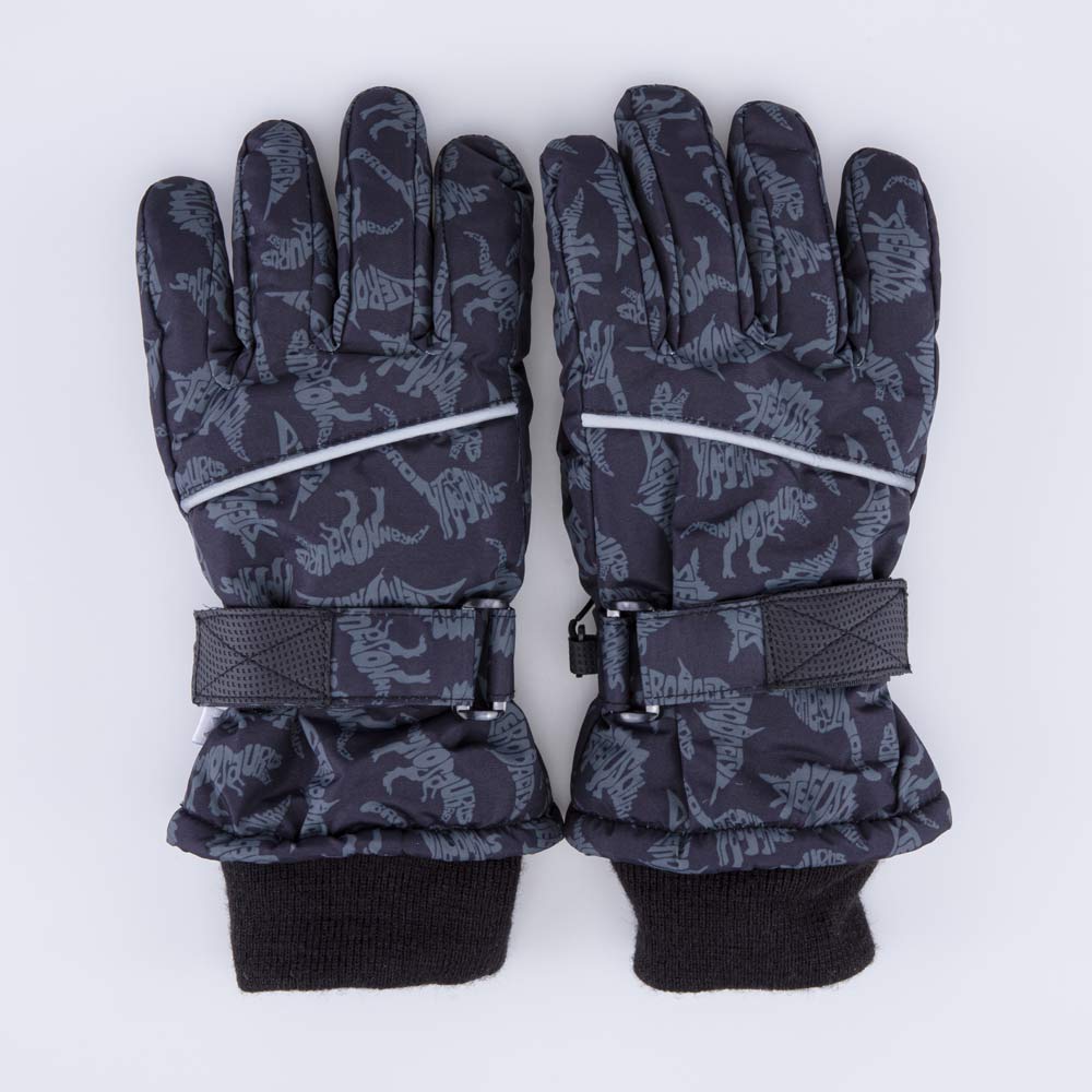 07722254-40 Черные перчатки на зиму для мальчика, все фото 1