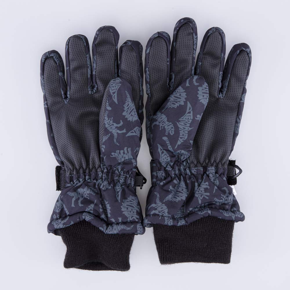 07722254-40 Черные перчатки на зиму для мальчика, все фото 2