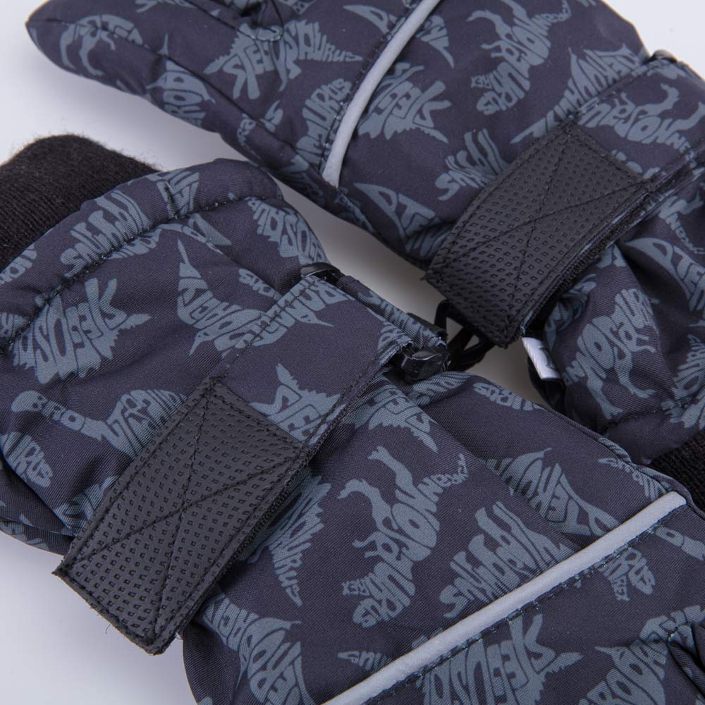 07722254-40 Черные перчатки на зиму для мальчика, все фото 3