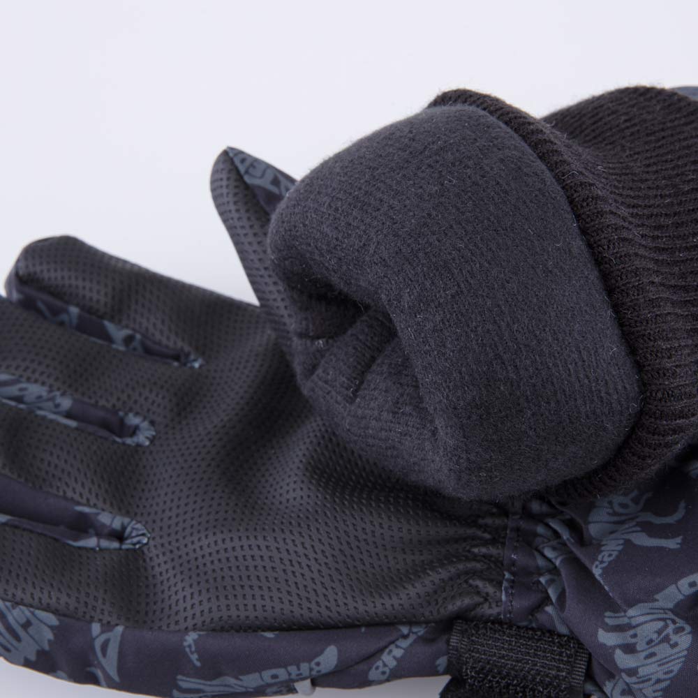 07722254-40 Черные перчатки на зиму для мальчика, все фото 4