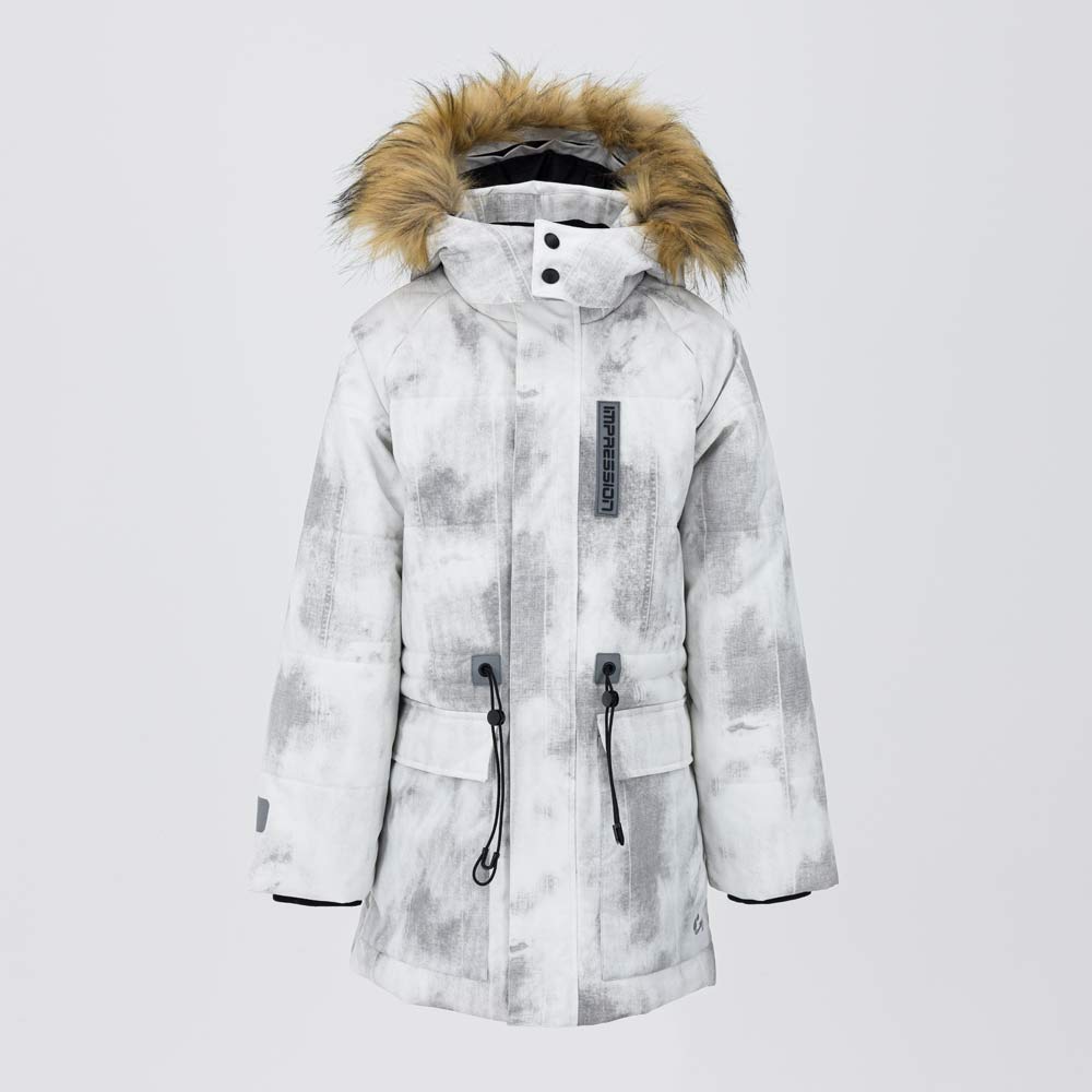 07757072-40 Зимняя куртка-парка с эффектом варки для мальчика, все фото 1