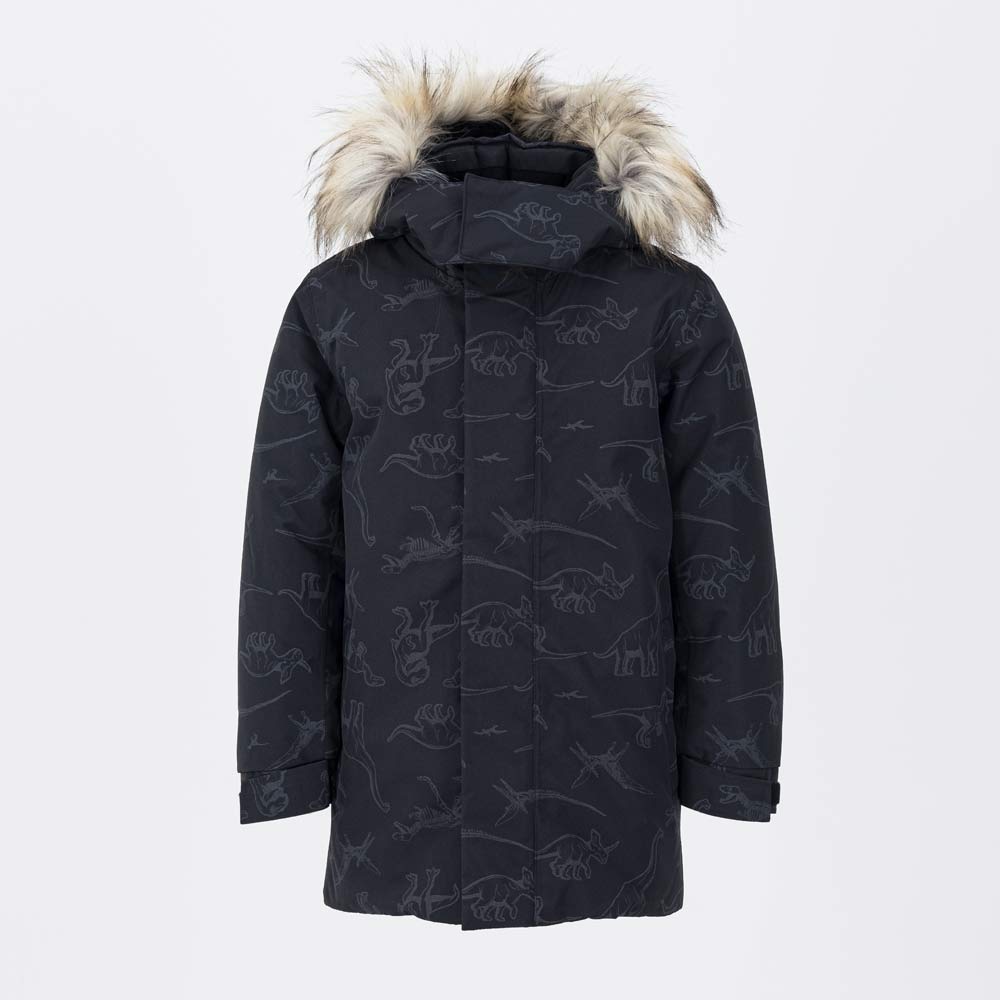 07757073-40 Зимняя куртка-парка Динозавры для мальчика, все фото 1