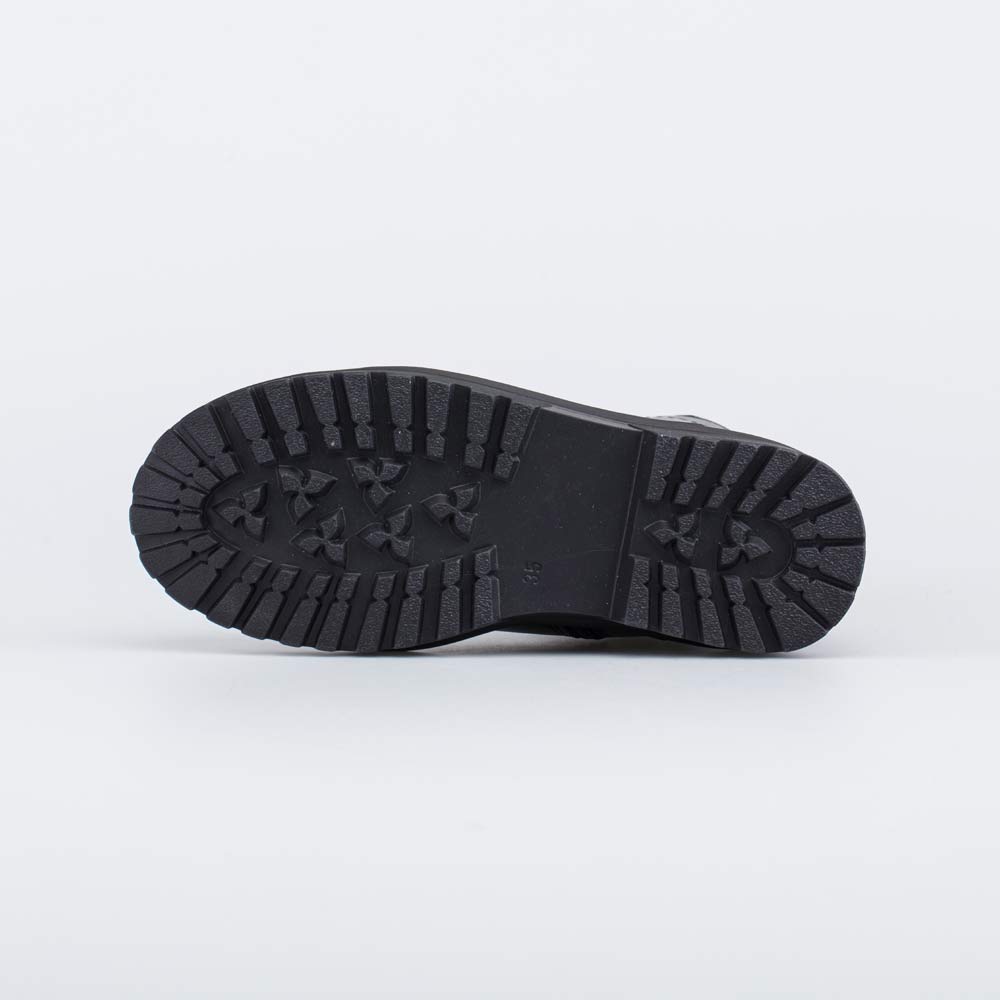 752226-52 Черные зимние ботинки на меху , все фото 3