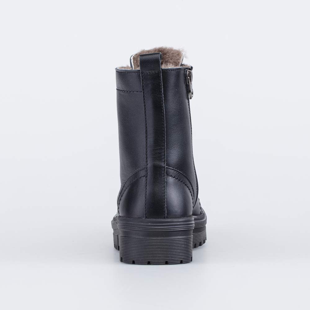 752226-52 Черные зимние ботинки на меху , все фото 5