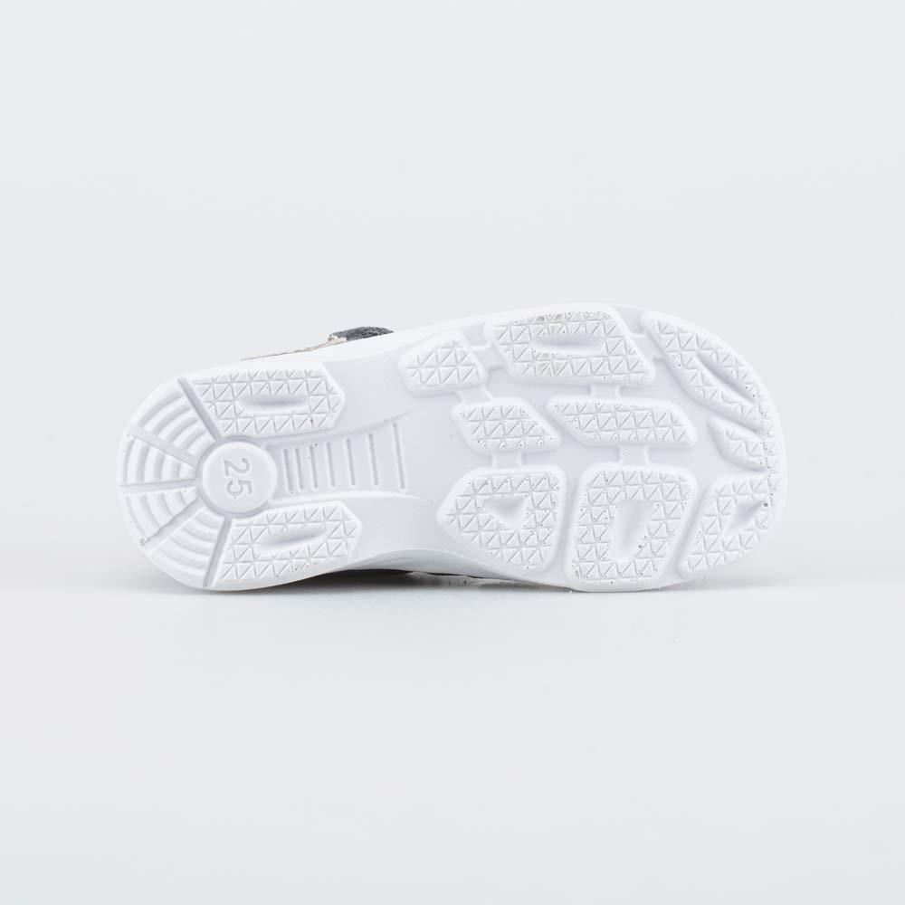 122242-21 Кожаные сандалии на липучках Серый дым, все фото 3