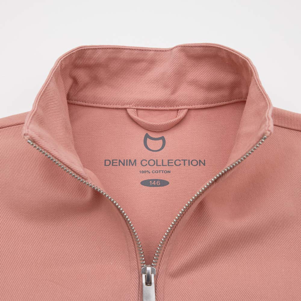 07805003-40 Хлопковая куртка для девочки розовый, все фото 3