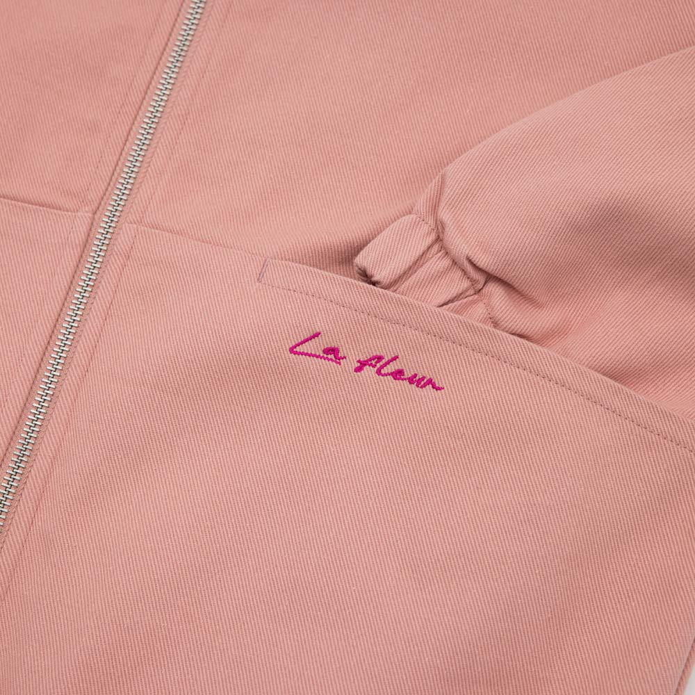 07805003-40 Хлопковая куртка для девочки розовый, все фото 4