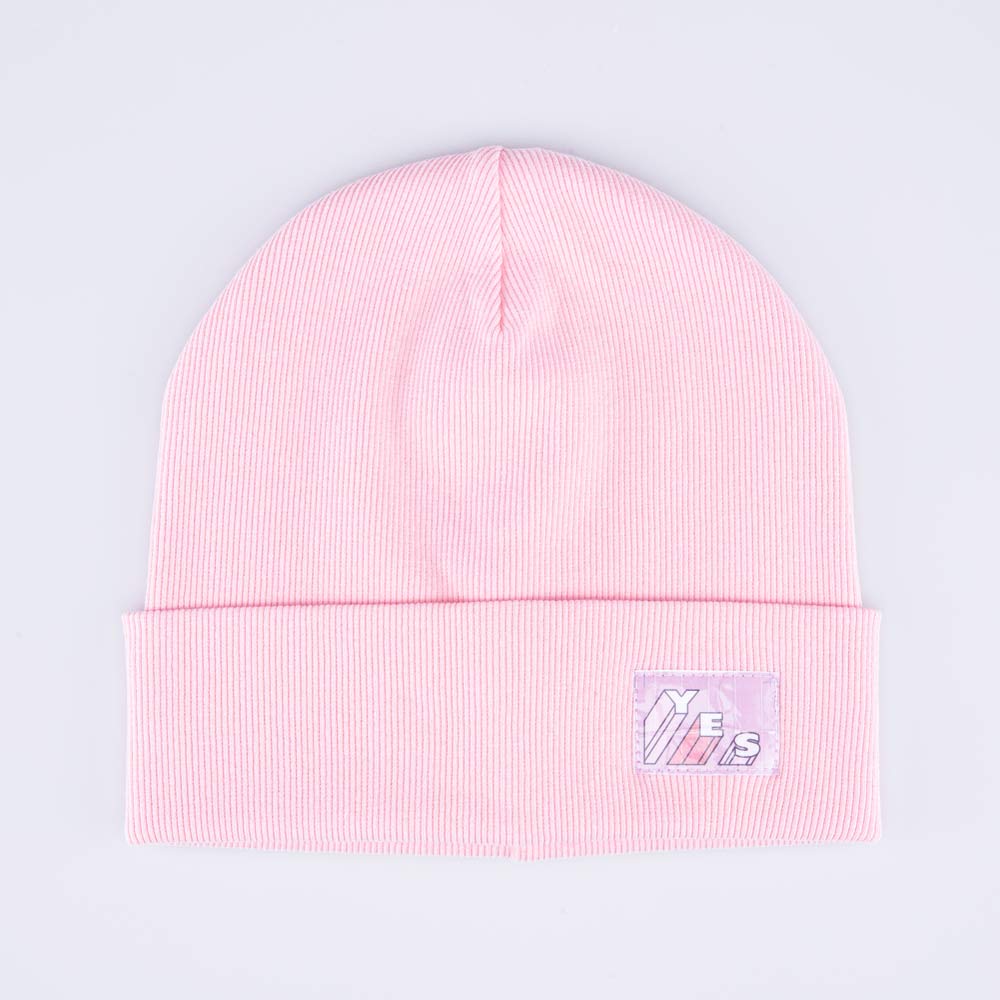 07811473-40 Трикотажная шапка в рубчик для девочки, все фото 1