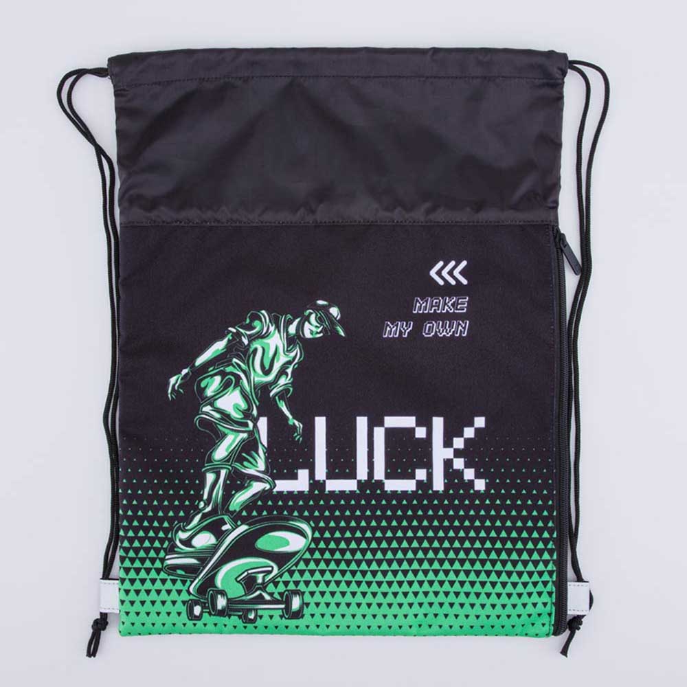 02708173-20 Мешок для сменной обуви зел-чер, все фото 1