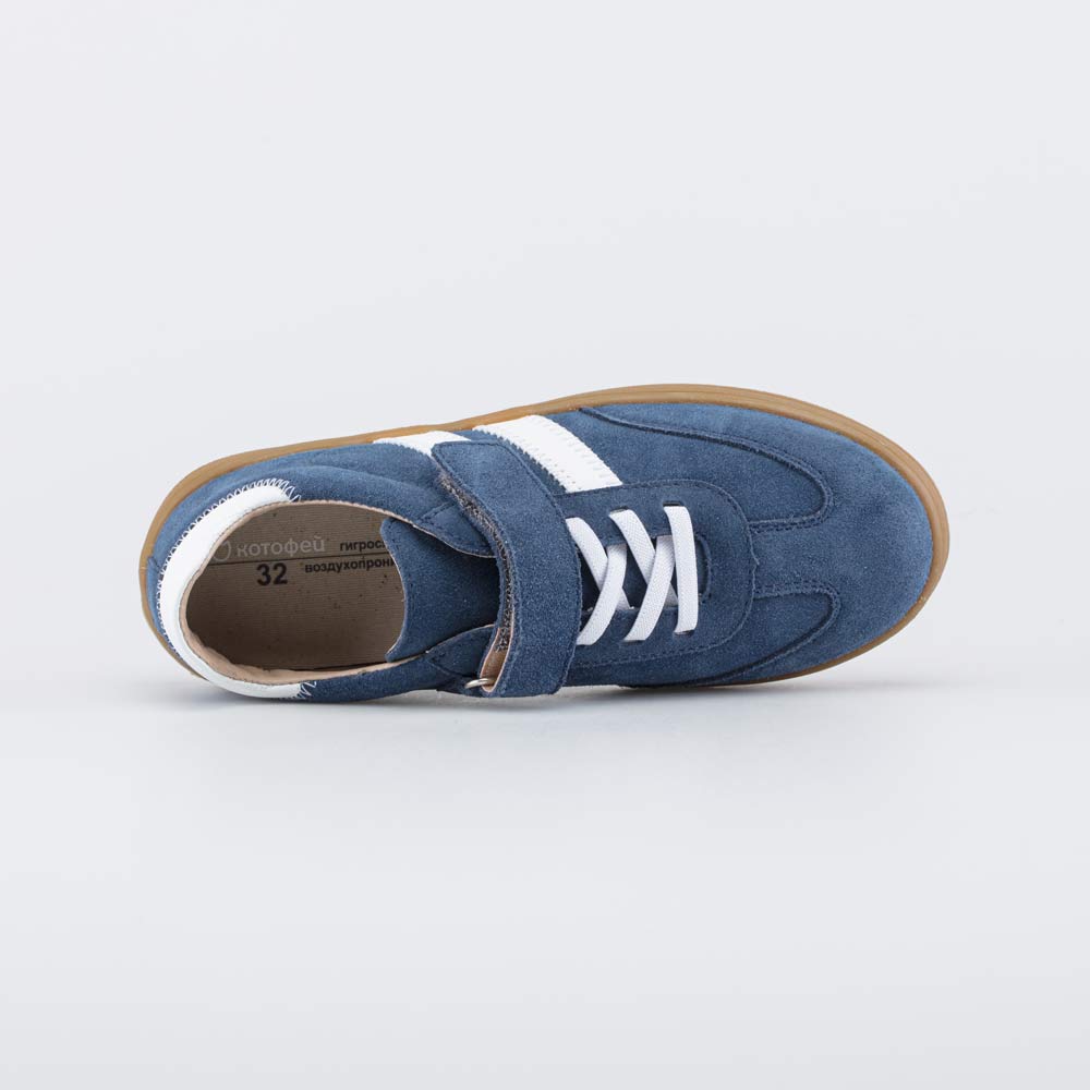 632374-73 Кожаные кеды-полуботинки для мальчика, все фото 4