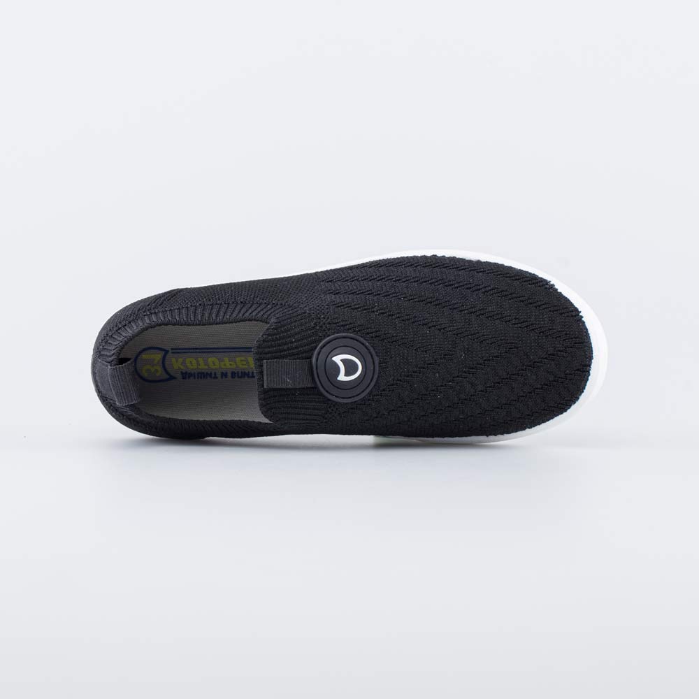 531286-12 Кеды из вязаного текстиля черный, все фото 4