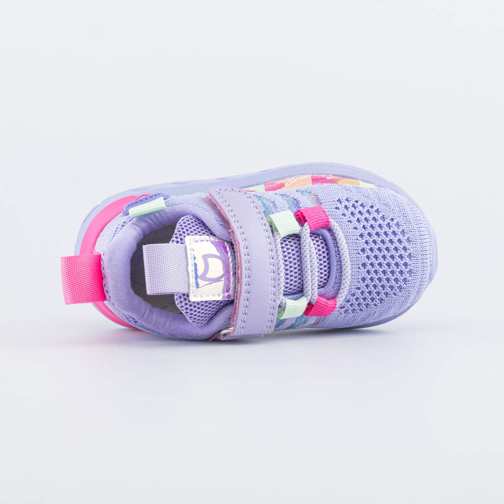 144202-12 Кроссовки для девочки из вязаного текстиля, все фото 4