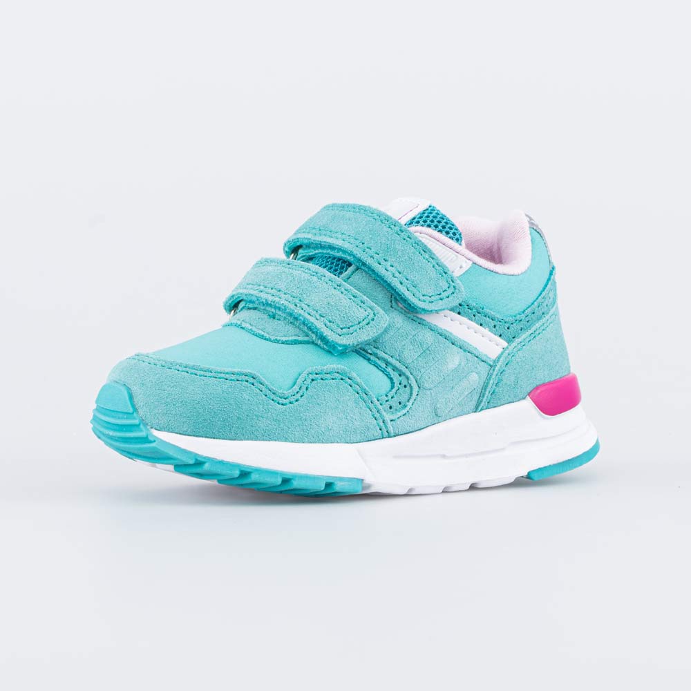 144206-71 Кроссовки со вставками из натурального велюра, все фото 1