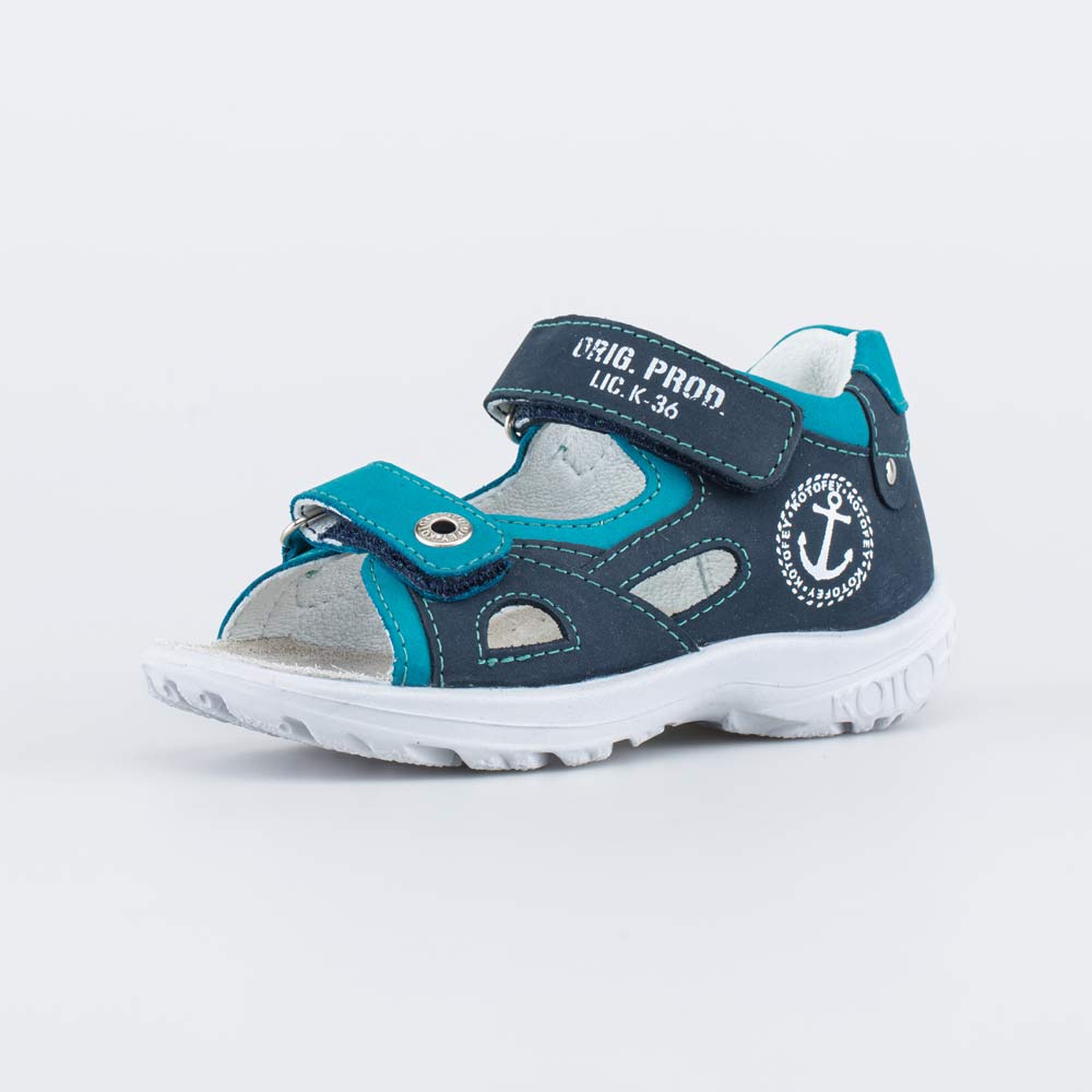 422079-21 Сандалии для мальчика из натурального нубука, все фото 1