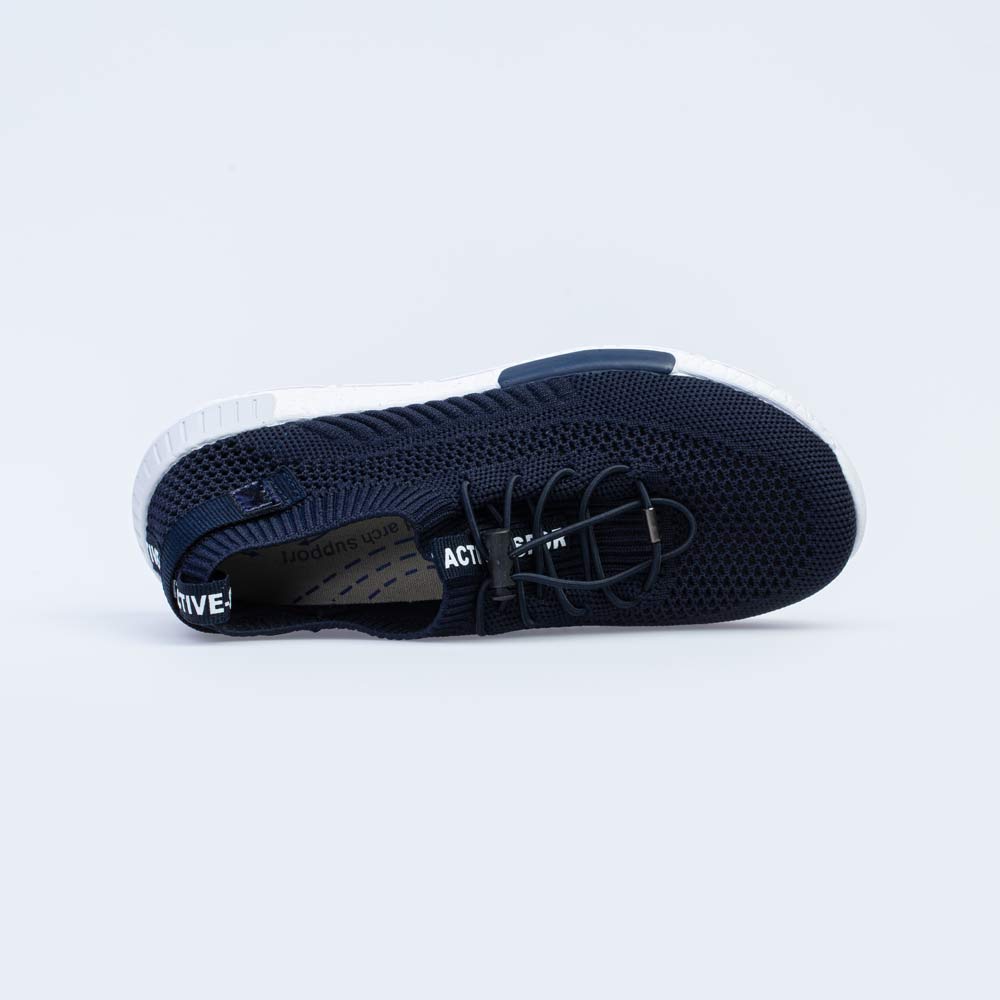 641027-15 Черные текстильные кроссовки, все фото 4