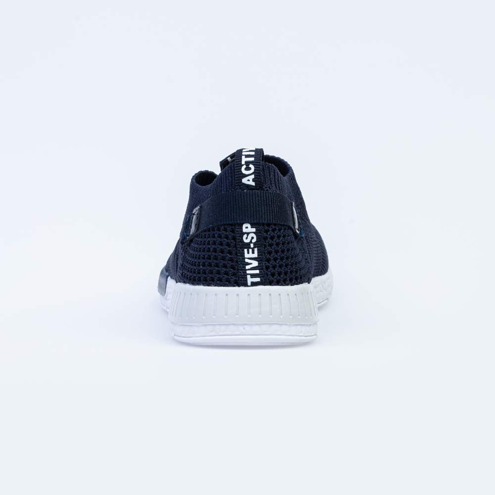 641027-15 Черные текстильные кроссовки, все фото 5