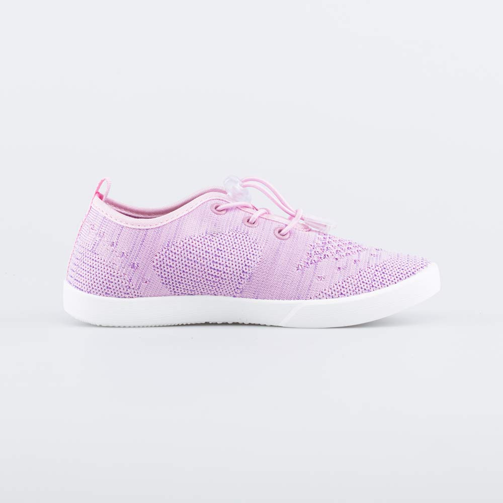 531239-14 Кеды из вязаного текстиля для девочки сиреневый, все фото 2