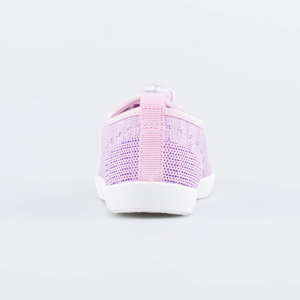 531239-14 Кеды из вязаного текстиля для девочки сиреневый, все фото 5