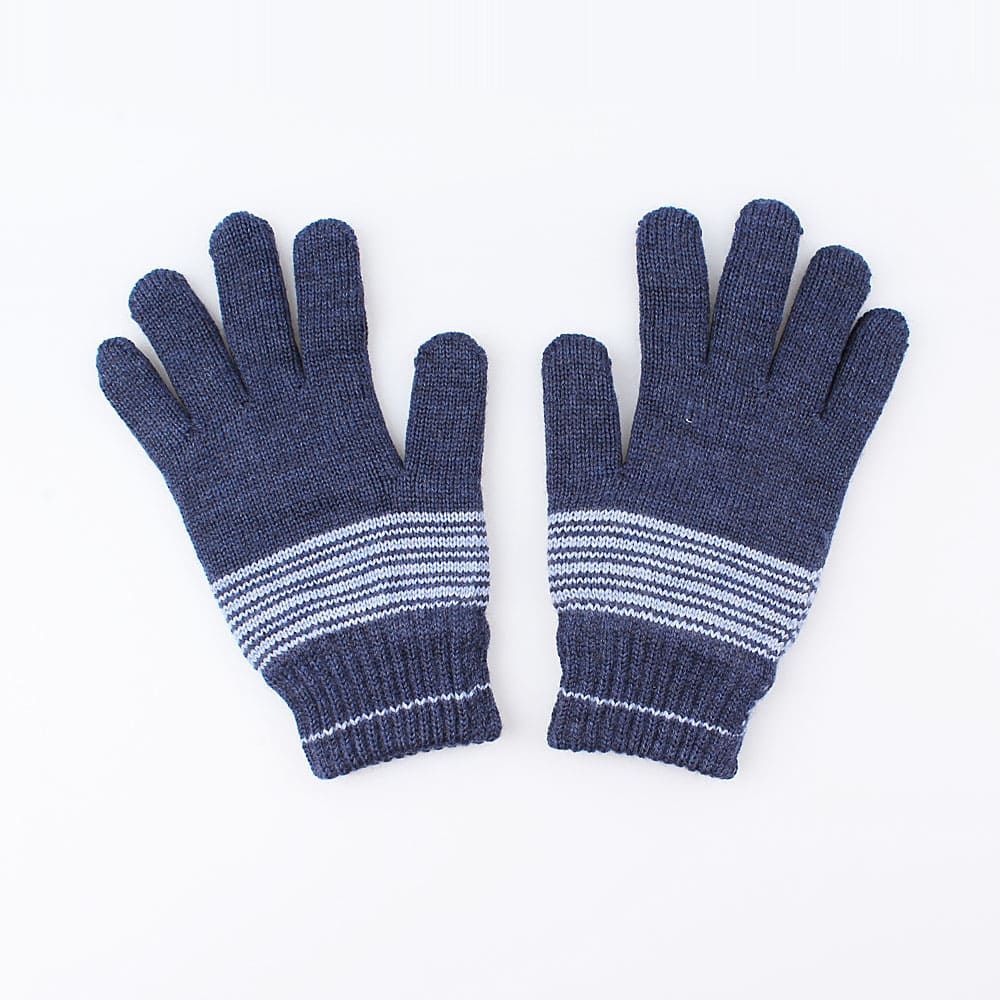 07022133-40 Перчатки детские двухслойные синие, все фото 2