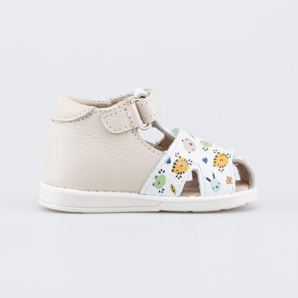 022153-25 Кожаные сандалии Первые шаги Зоопарк , все фото 2