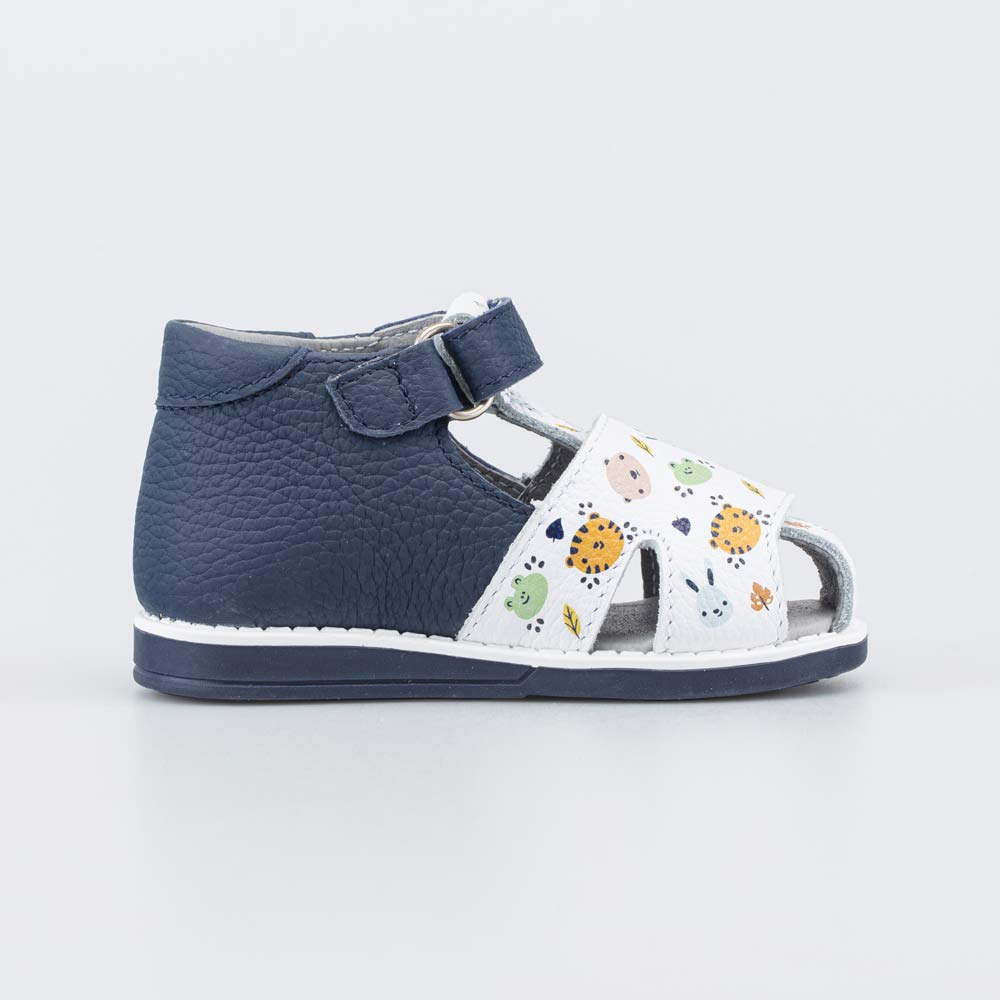 022153-26 Кожаные сандалии Первые шаги Зоопарк , все фото 2