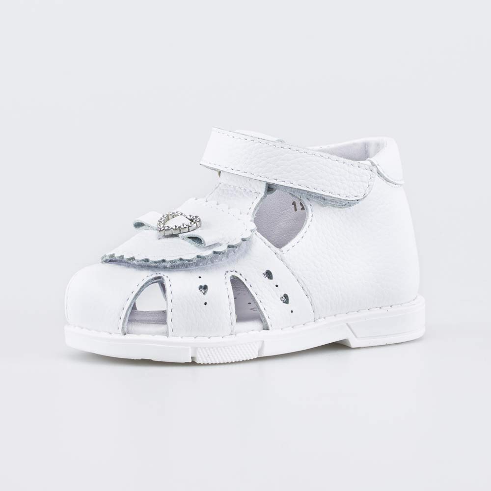 022159-22 Кожаные сандалии Первые шаги Бантик , все фото 1