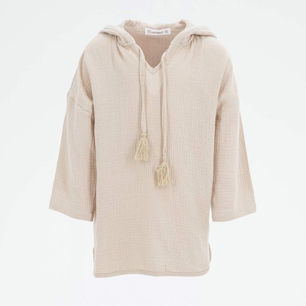 07052059-41 Туника для пляжа бежевый, все фото 1